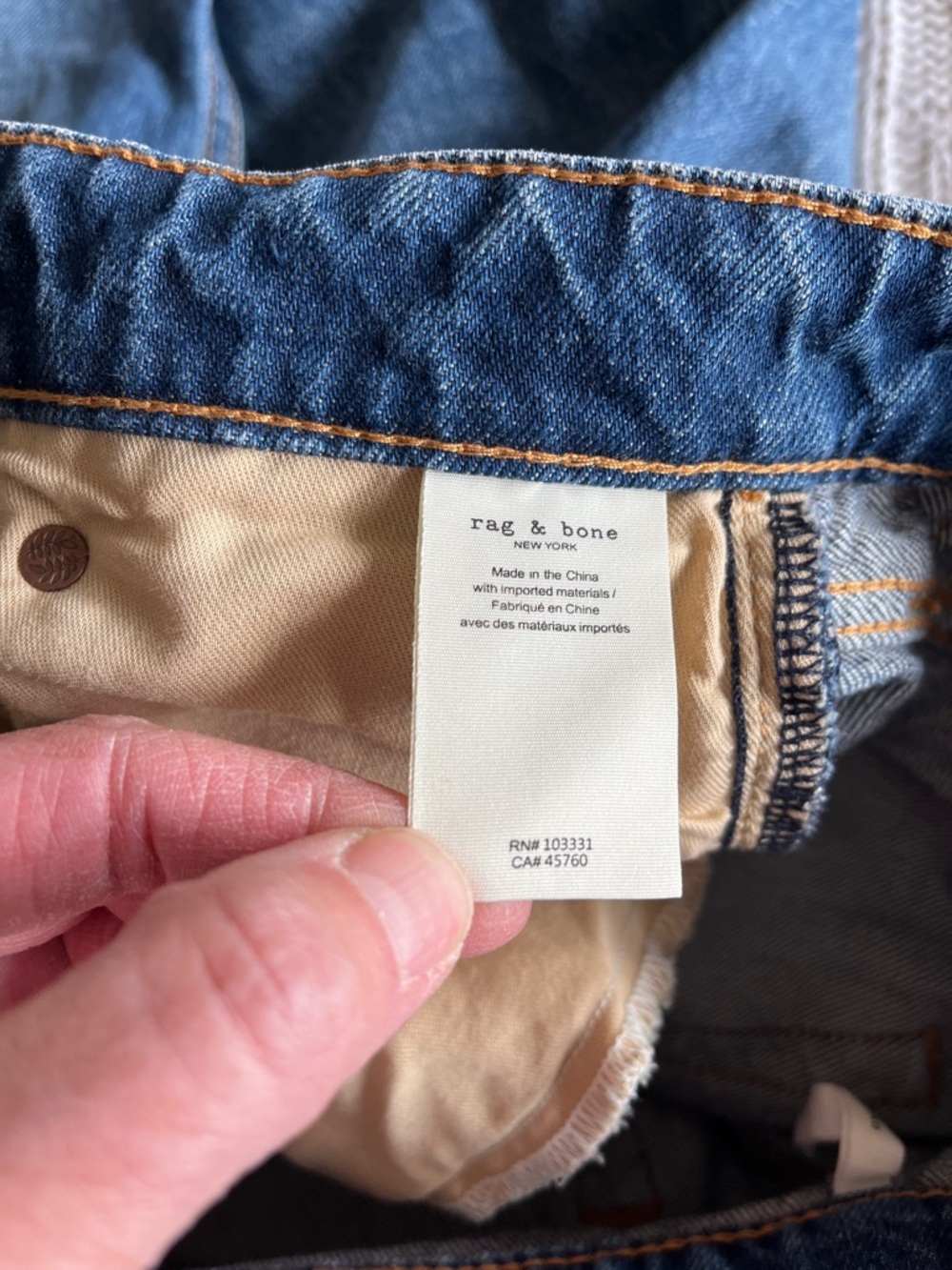 Rag & Bone Rosa Mid-Rise Boyfriend in Clover Sz 27 - Picture 9 of 16